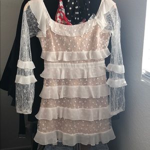 Forever 21 white lace dress